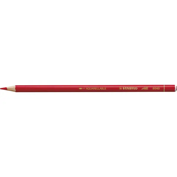 STABILO Buntstift/Graphitstift All, sechseckig, rot (EAN: 4006381328104)