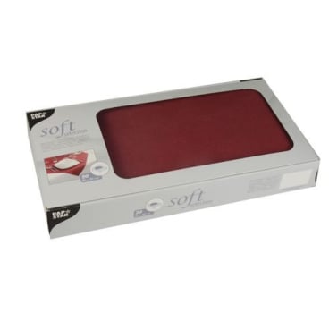 STARPAK Mitteldecke "soft selection", bordeaux (EAN: 4002911823293)
