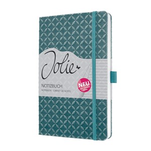 sigel Notizbuch Jolie Flair, Kunstleder, DIN A5, ozeanblau (EAN: 4004360782053)