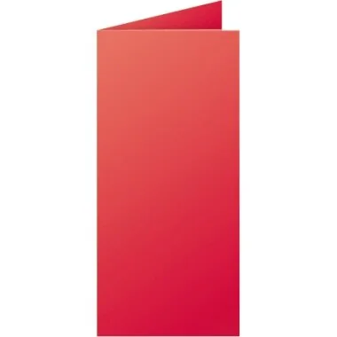 Pollen by Clairefontaine Doppelkarte DL, kirschrot (EAN: 3329680025255)