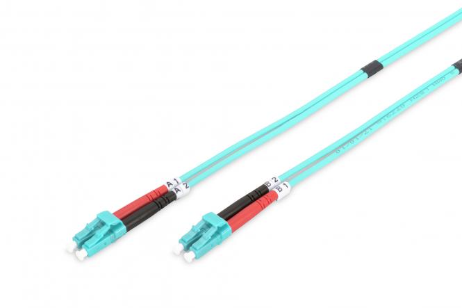 DIGITUS LWL Patchkabel, LC-Duplex - LC-Duplex, OM3, 10,0 m (EAN: 4016032248903)