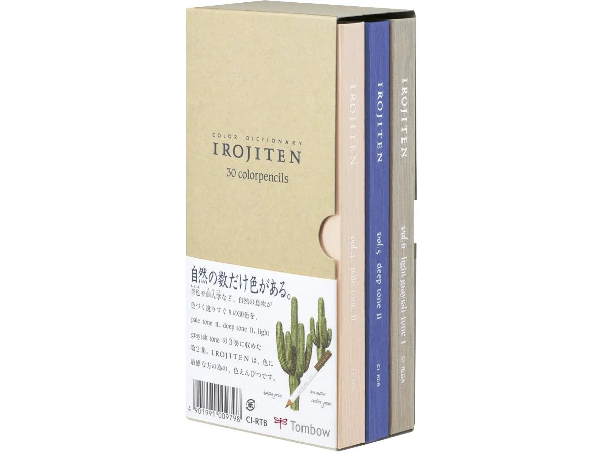 Tombow Buntstifte "IROJITEN" Woodlands, 30er Set, farbig sortiert (EAN: 4901991009798)