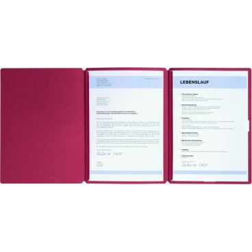 PAGNA Bewerbungsmappe "Spirit", DIN A4, aus Karton, rot (EAN: 4013951006768)