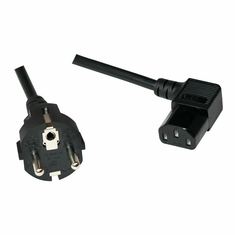LogiLink Schutzkontakt-Stromkabel, 2,0 m, einseitig (EAN: 4052792038903)
