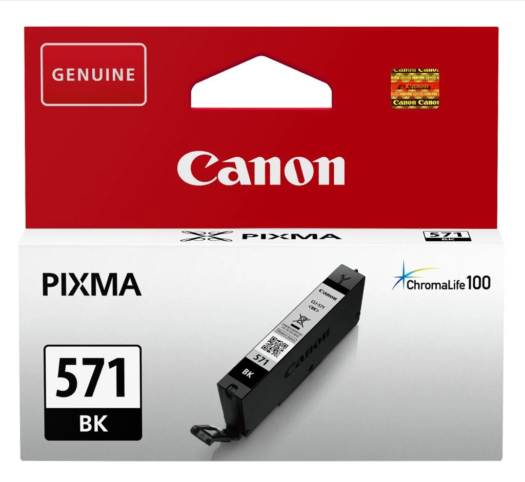 Canon Tinte für Canon PIXMA MG5700, CLI-571, schwarz (EAN: 4549292032932)
