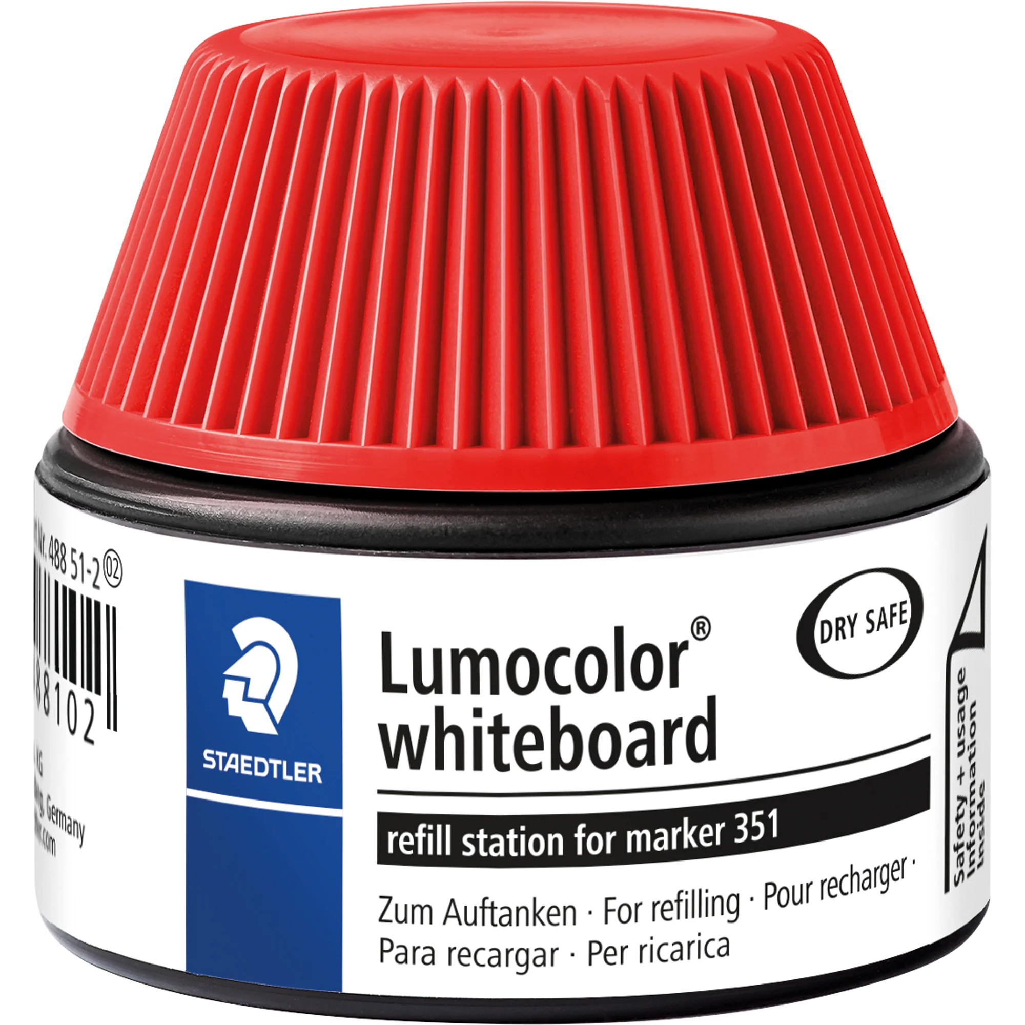 STAEDTLER Lumocolor Refill-Station 488 51, rot (EAN: 4007817488102)