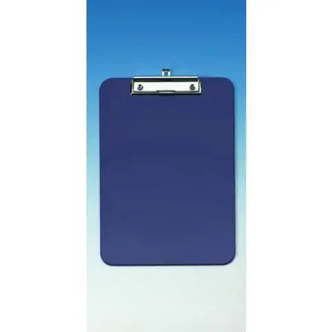 WEDO Klemmbrett, DIN A4, aus ABS-Kunststoff, blau (EAN: 4003801040813)