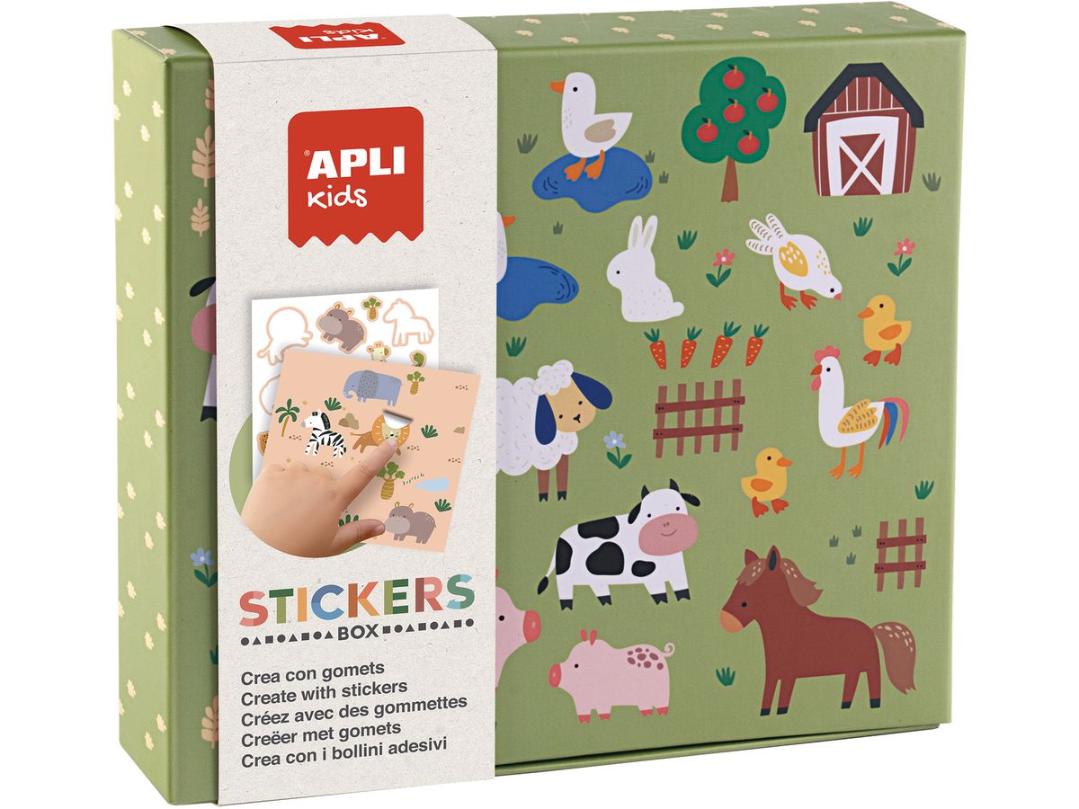 APLI kids Stickerspiel "Tiere und ihre Lebensräume" (EAN: 8410782194316)