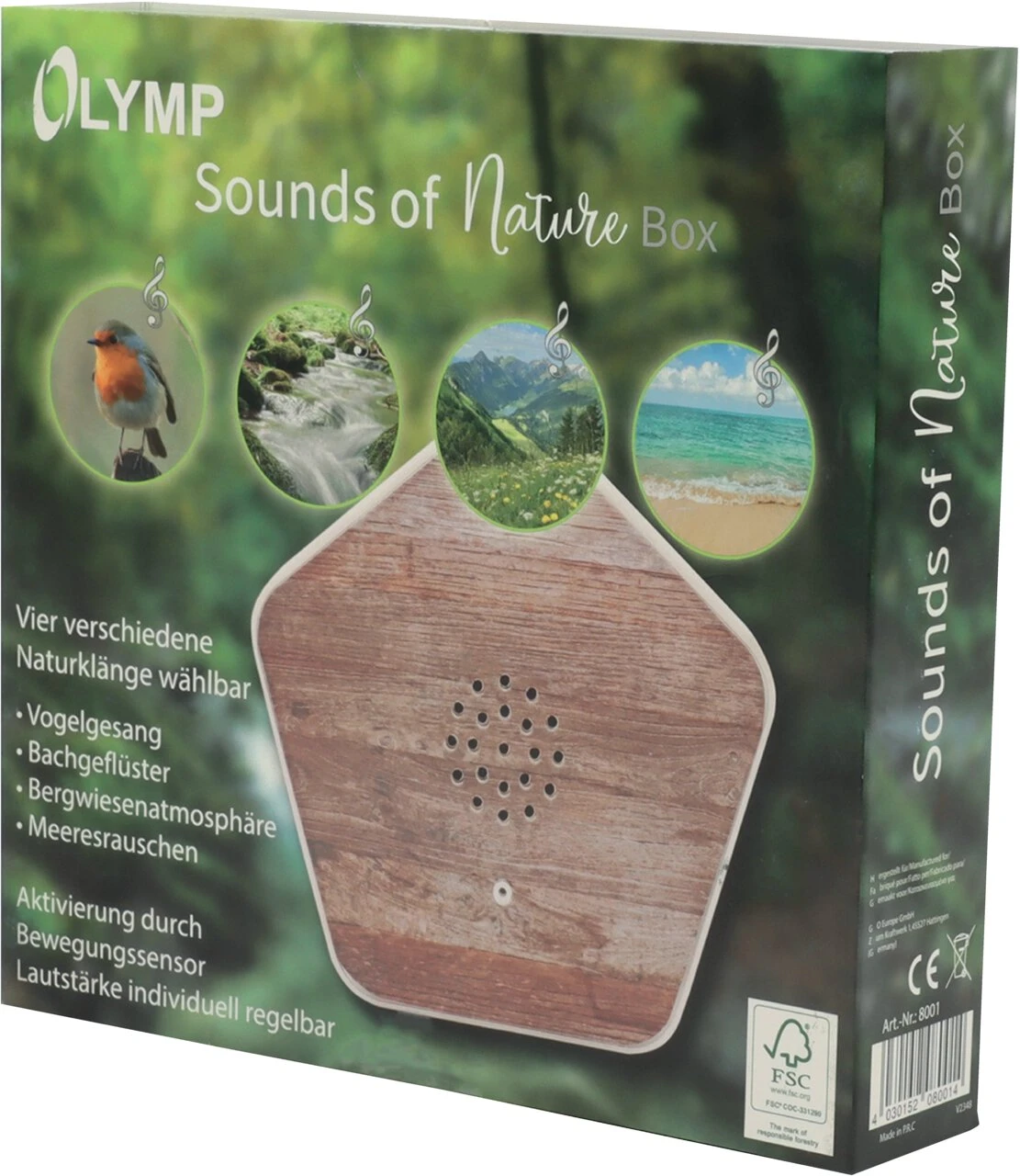 OLYMP Klangbox Sounds of Nature Box, 4 Naturklänge, weiß (EAN: 4030152080014)