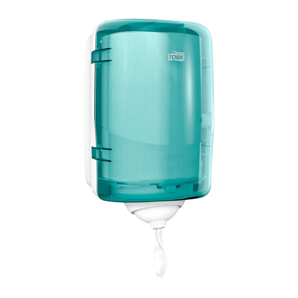 TORK Reflex Putzrollen-Innenabrollspender Mini, türkis/weiß (EAN: 7322540954128)