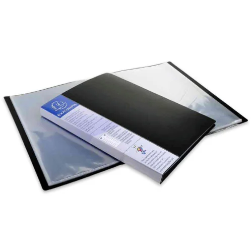 EXACOMPTA Sichtbuch, DIN A4, PP, 40 Hüllen, schwarz (EAN: 3130630884019)