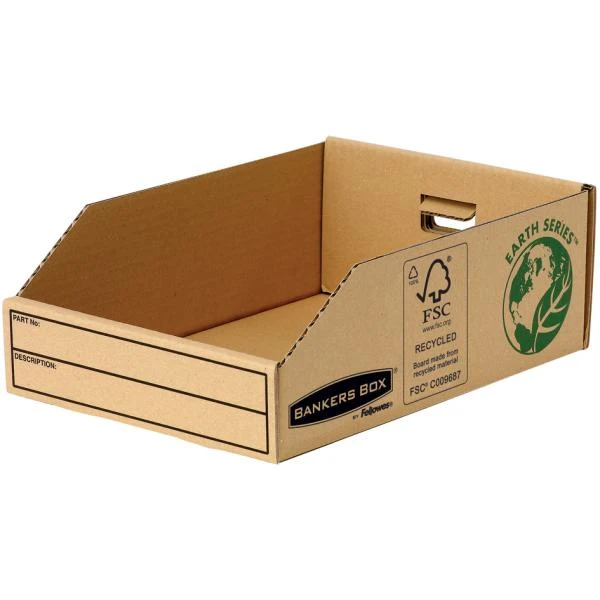 Fellowes BANKERS BOX EARTH Kleinteilebox, braun, (B)98 mm (EAN: 5016291073536)