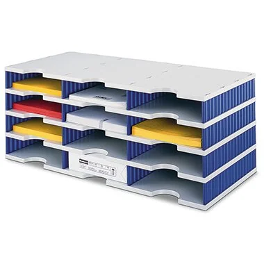 styro Grundeinheit styrodoc trio, 12 Fächer, blau/grau (EAN: 7612176104371)
