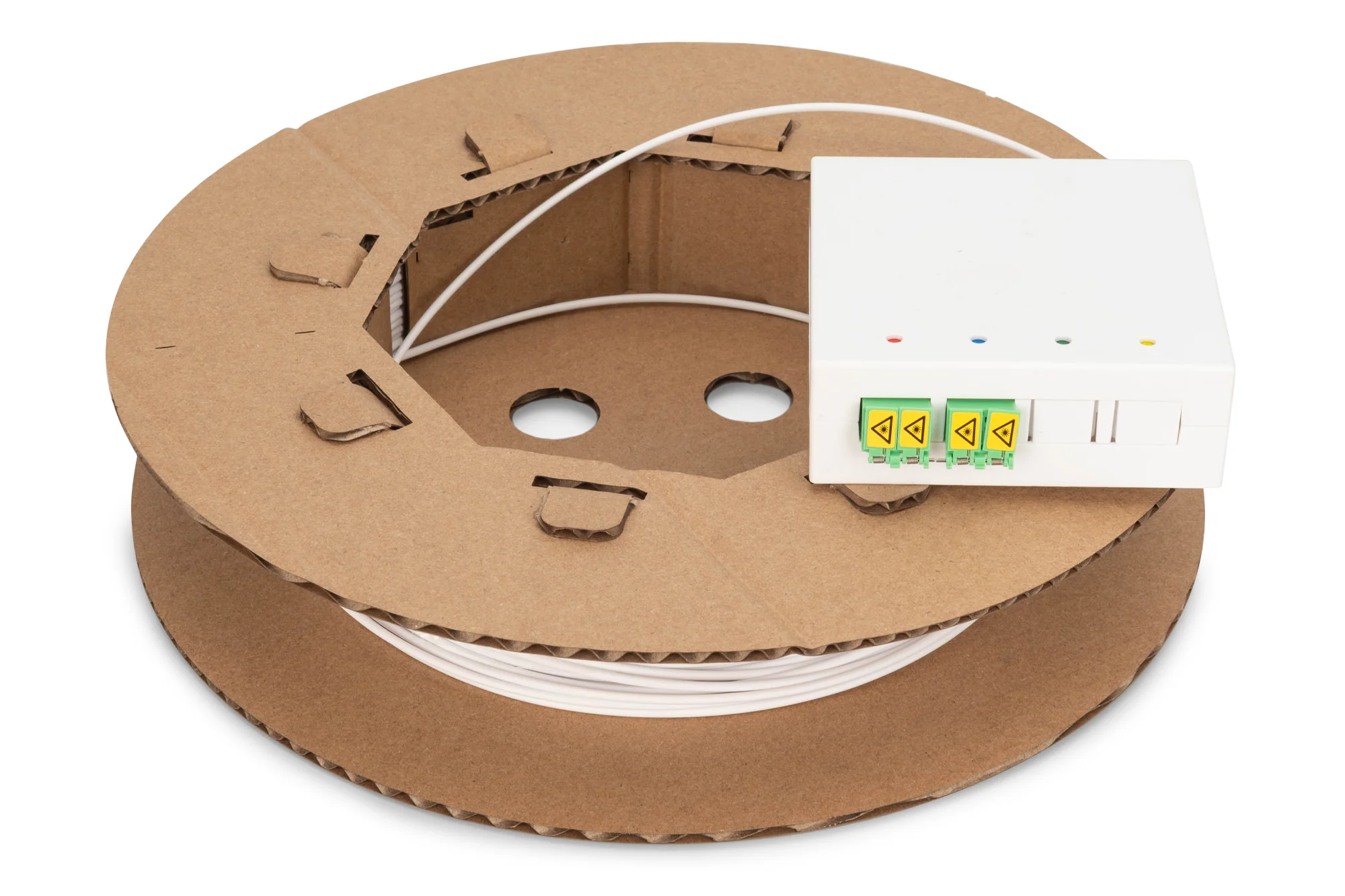 DIGITUS Fttx Installationskit, 4-Faser, LC/APC-Stecker, 70 m (EAN: 4016032500810)