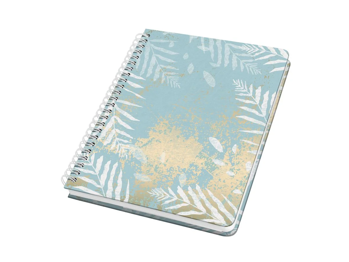 sigel Spiralbuch Jolie Inspire "Heavenly Leaves", DIN A5, weiß (EAN: 4004360792175)