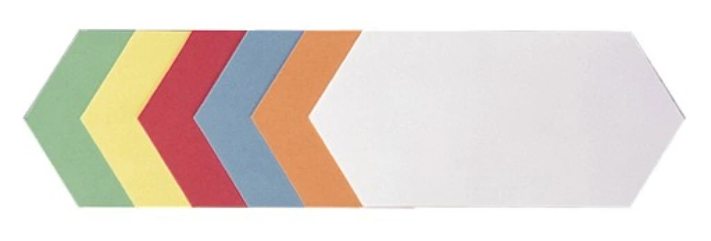 FRANKEN Moderationskarten Rhombus 95 x 205 mm, sortiert (EAN: 4016946181419)