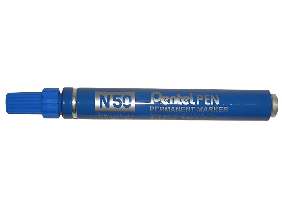 Pentel Permanent-Marker N50, blau, Rundspitze (EAN: 3474370750020)