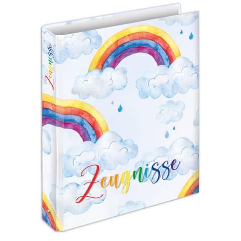RNK Verlag Zeugnisringbuch "Rainbow", DIN A4, 250 x 315 mm (EAN: 4002871467759)