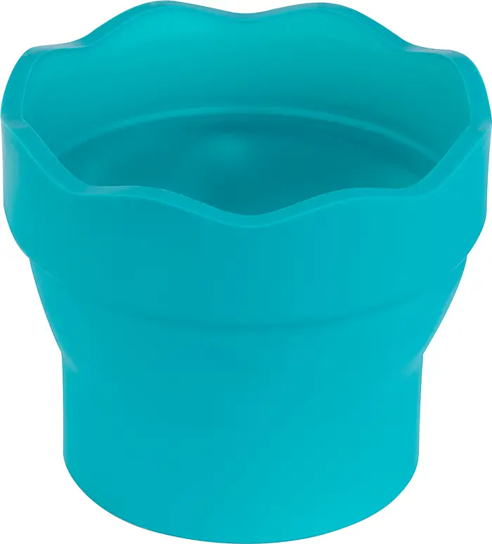 FABER-CASTELL Wasserbecher CLIC & GO, türkis (EAN: 4005401815808)