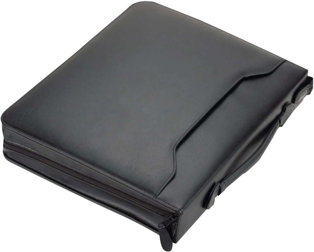 Alassio Ringbuchmappe "AREZZO", A4, Leder, schwarz (EAN: 4021068300754)