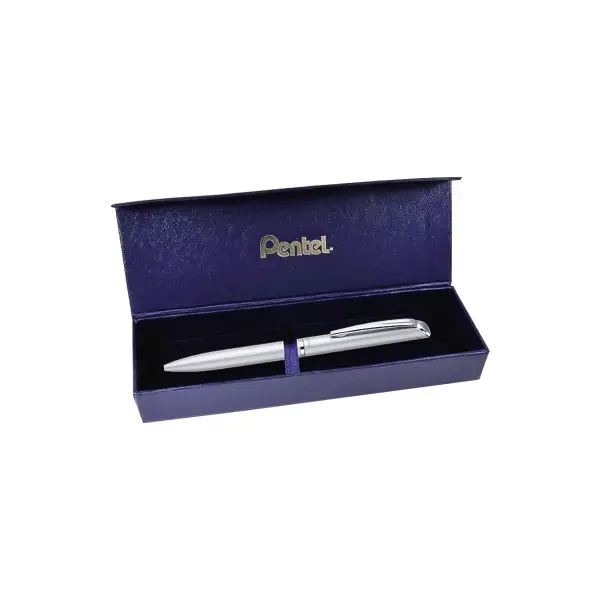 Pentel EnerGel Gel-Tintenroller Hi-Class, silber (EAN: 4016284338988)