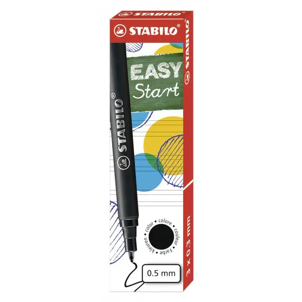 STABILO Patrone für Tintenroller EASYoriginal, schwarz (EAN: 4006381341530)