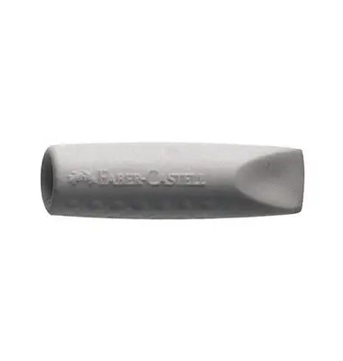 FABER-CASTELL Radierer GRIP ERASER CAP, grau (EAN: 4005401870005)