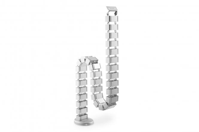 DIGITUS Kabelmanagement Kabelschlange, Farbe: silber (EAN: 4016032463511)