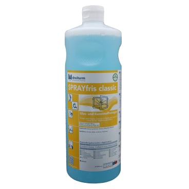 DREITURM Glasreiniger SPRAYFRIS classic, 1 Liter (EAN: 4002017043205)
