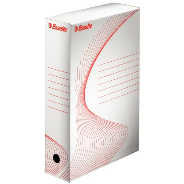 Esselte Archiv-Schachtel, DIN A4, weiß, (B)100 mm (EAN: 3249441282010)