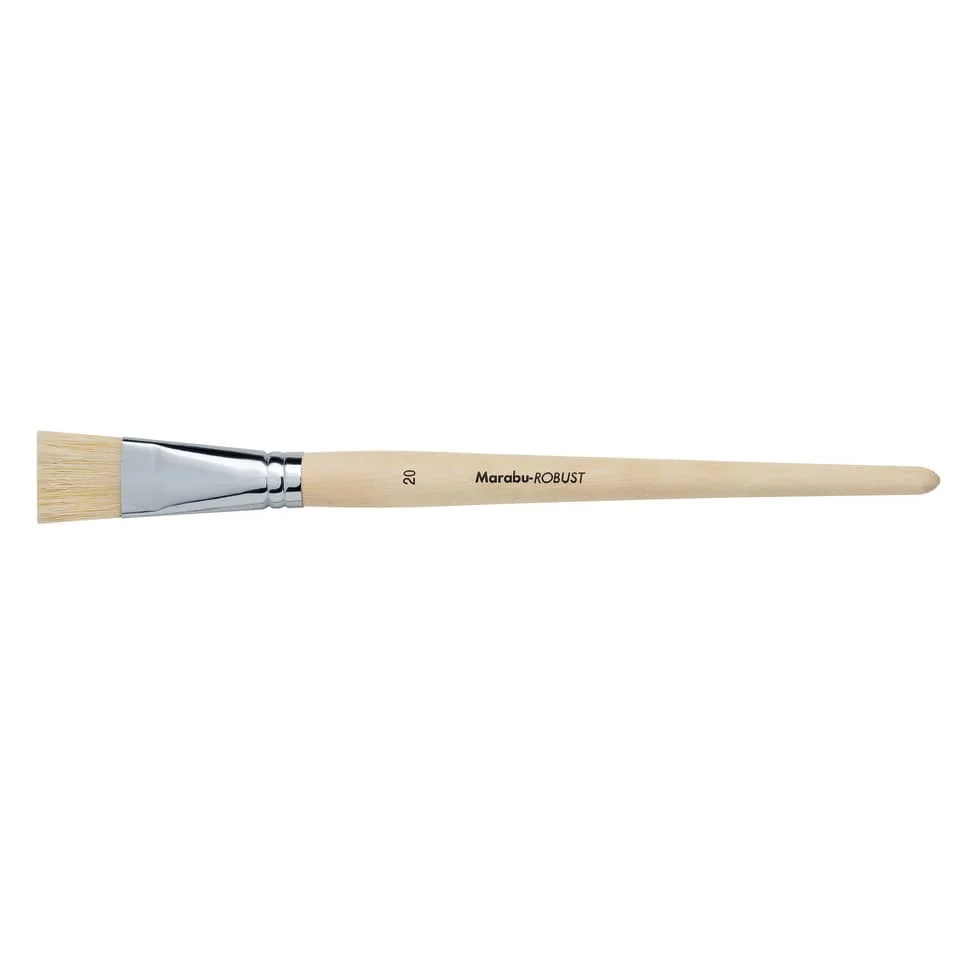 Marabu Borstenpinsel Robust, flach, Gr. 20 (EAN: 4007751345981)