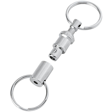 WEDO Schlüsselhalter, mit Kupplung, silber (EAN: 4003801854847)