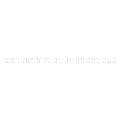 GBC Drahtbinderücken WireBind, A4, 21 Ringe, 6 mm, weiß (EAN: 0013465165085)