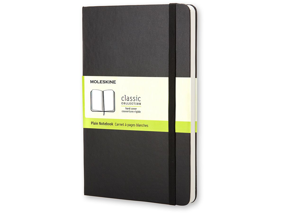 MOLESKINE Notizbuch, L/A5, blanko, Hardcover, schwarz (EAN: 9788883701146)