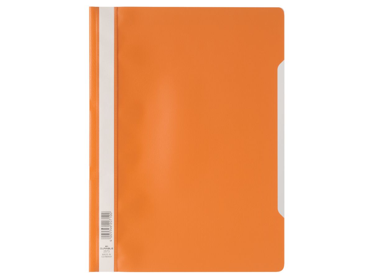 DURABLE Schnellhefter, DIN A4, aus PP-Folie, orange (EAN: 4005546207100)
