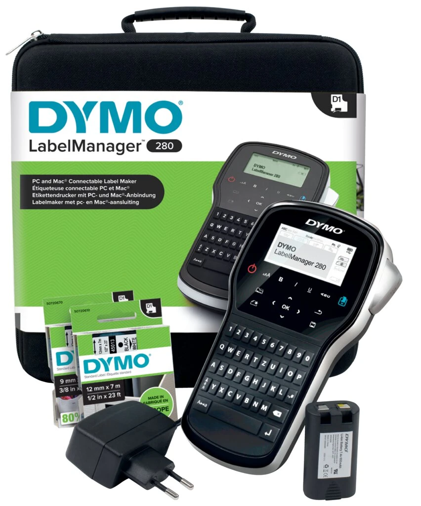 DYMO Hand-Beschriftungsgerät "LabelManager 280", im Koffer (EAN: 3501170968994)