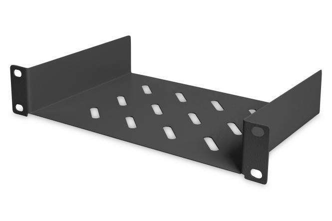 DIGITUS 10" Fachboden, 1HE, schwarz RAL 9005 (EAN: 4016032454793)