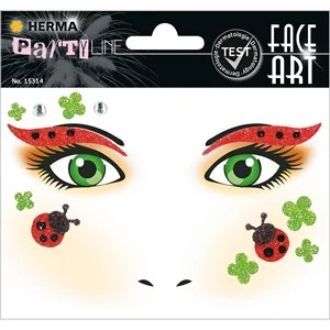 HERMA Face Art Sticker Gesichter "Marienkäfer" (EAN: 4008705153140)