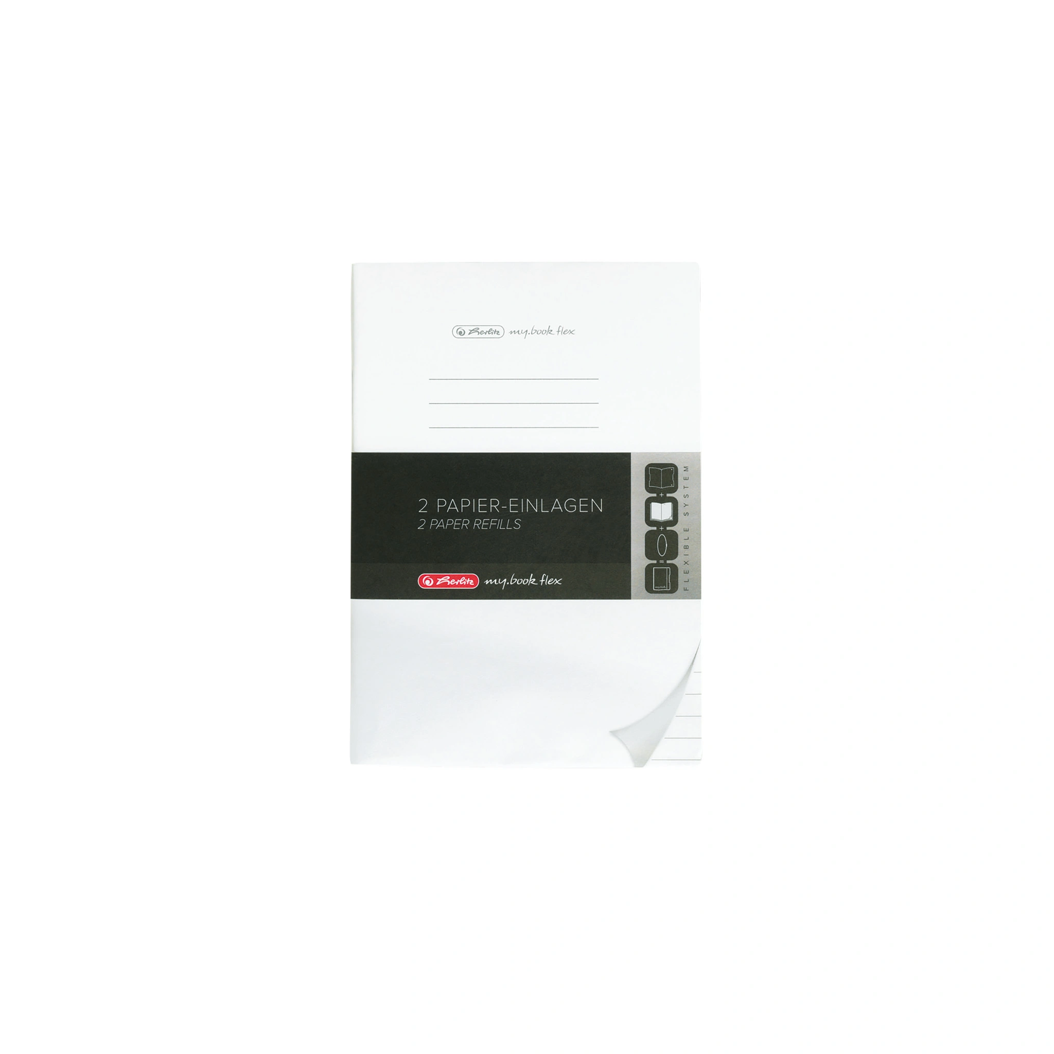 herlitz Papier-Ersatzeinlagen für Notizheft my.book flex, A5 (EAN: 4008110262499)