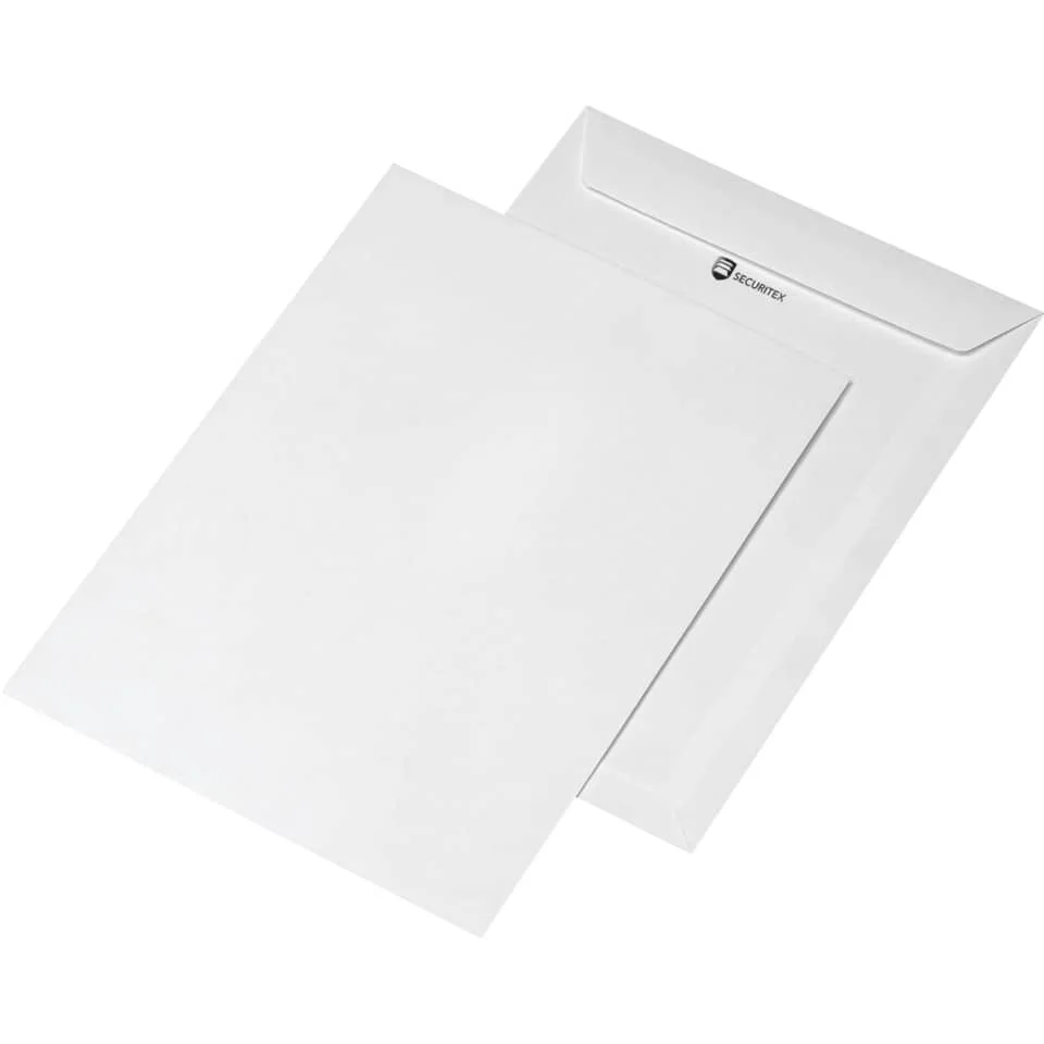 SECURITEX Versandtasche, C4, weiß, ohne Fenster, 130 g/qm (EAN: 4003928885557)