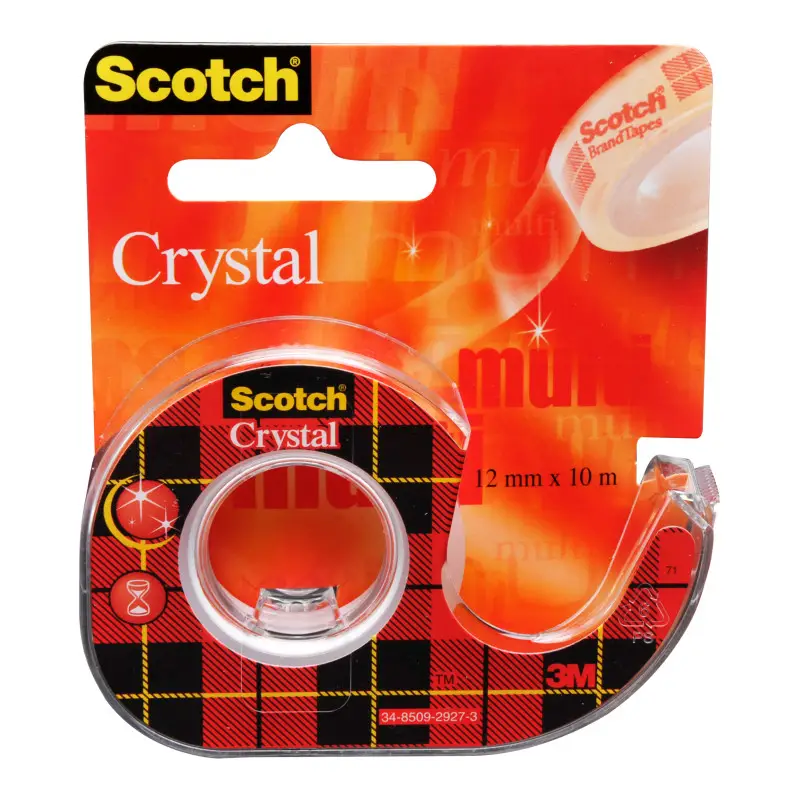 Scotch Klebefilm Crystal Clear 600, inkl. Handabroller (EAN: 0051131594173)