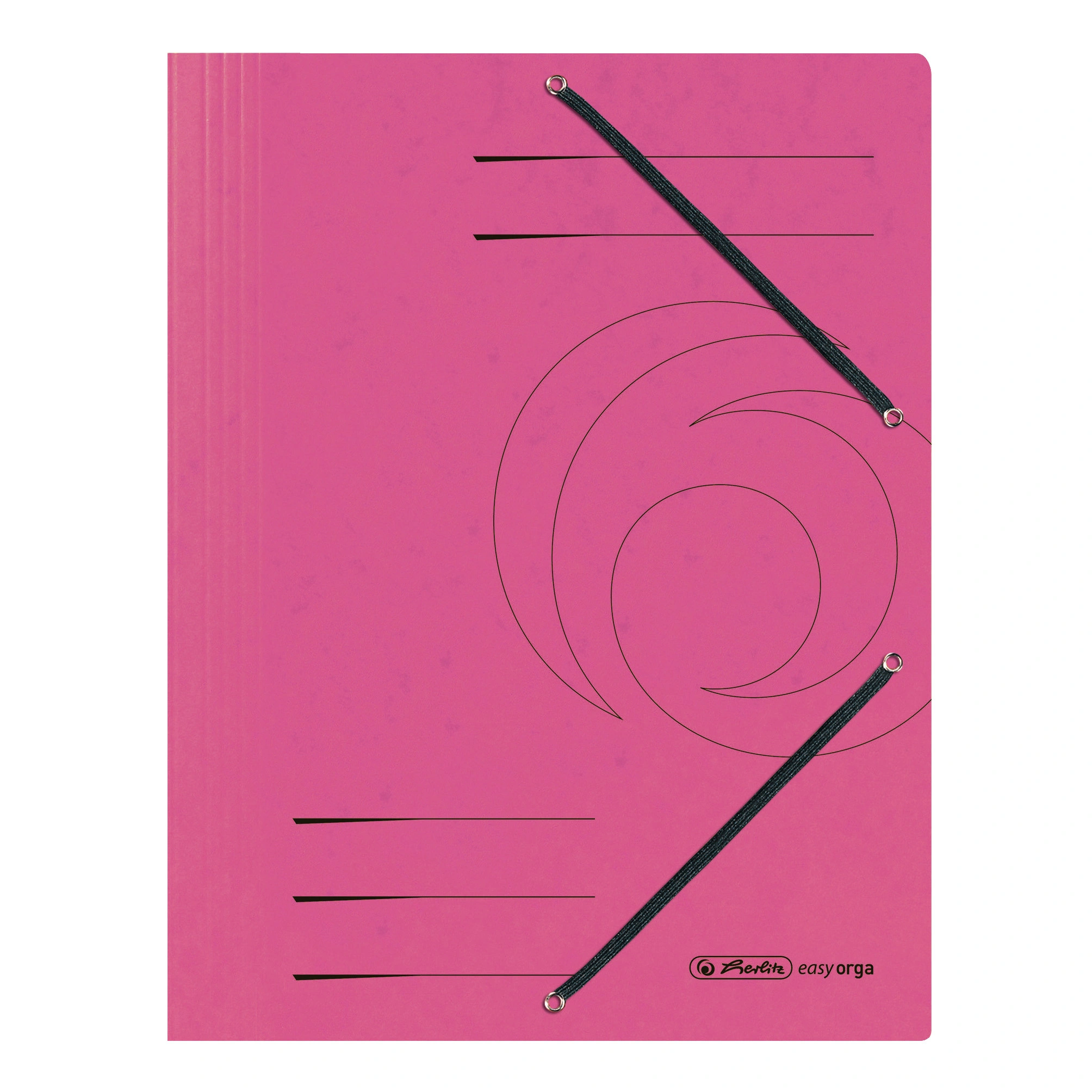 herlitz Eckspannermappe easyorga, DIN A4, fuchsia (EAN: 4008110430447)
