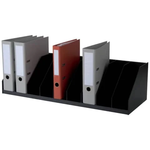 PAPERFLOW Belegfach, feste Einteilung, 9 Fächer, schwarz (EAN: 3660141030655)