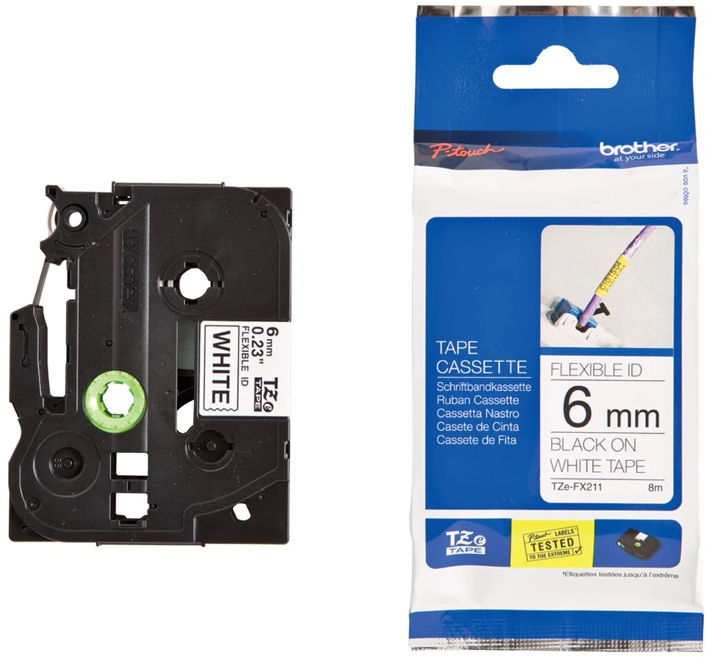 brother TZe-Tape TZe-FX211 Flexi-Tape Schriftbandkassette (EAN: 4977766692960)