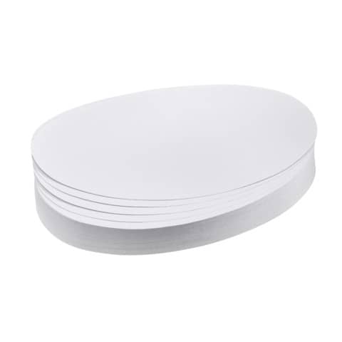 FRANKEN Moderationskarten Ovale, 110 x 190 mm, weiß (EAN: 4016946055833)