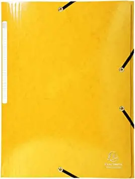EXACOMPTA Eckspannermappe Iderama, A4, Karton, gelb (EAN: 3130630558286)