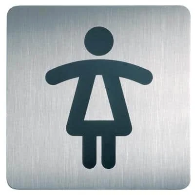 DURABLE Piktogramm PICTO "WC Damen", quadratisch (EAN: 4005546403359)