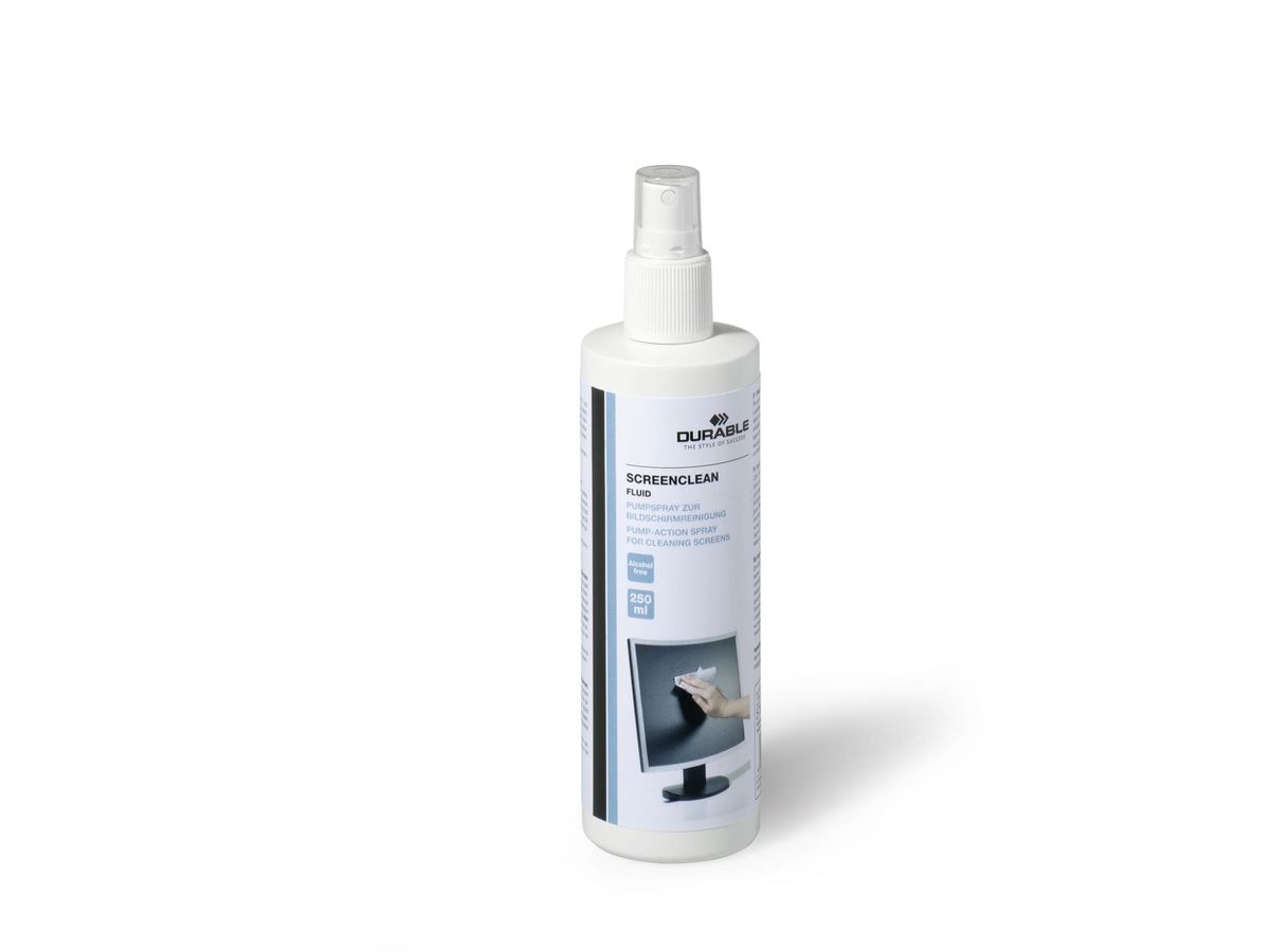 DURABLE Bildschirmreiniger SCREENCLEAN FLUID, 250 ml (EAN: 4005546503356)
