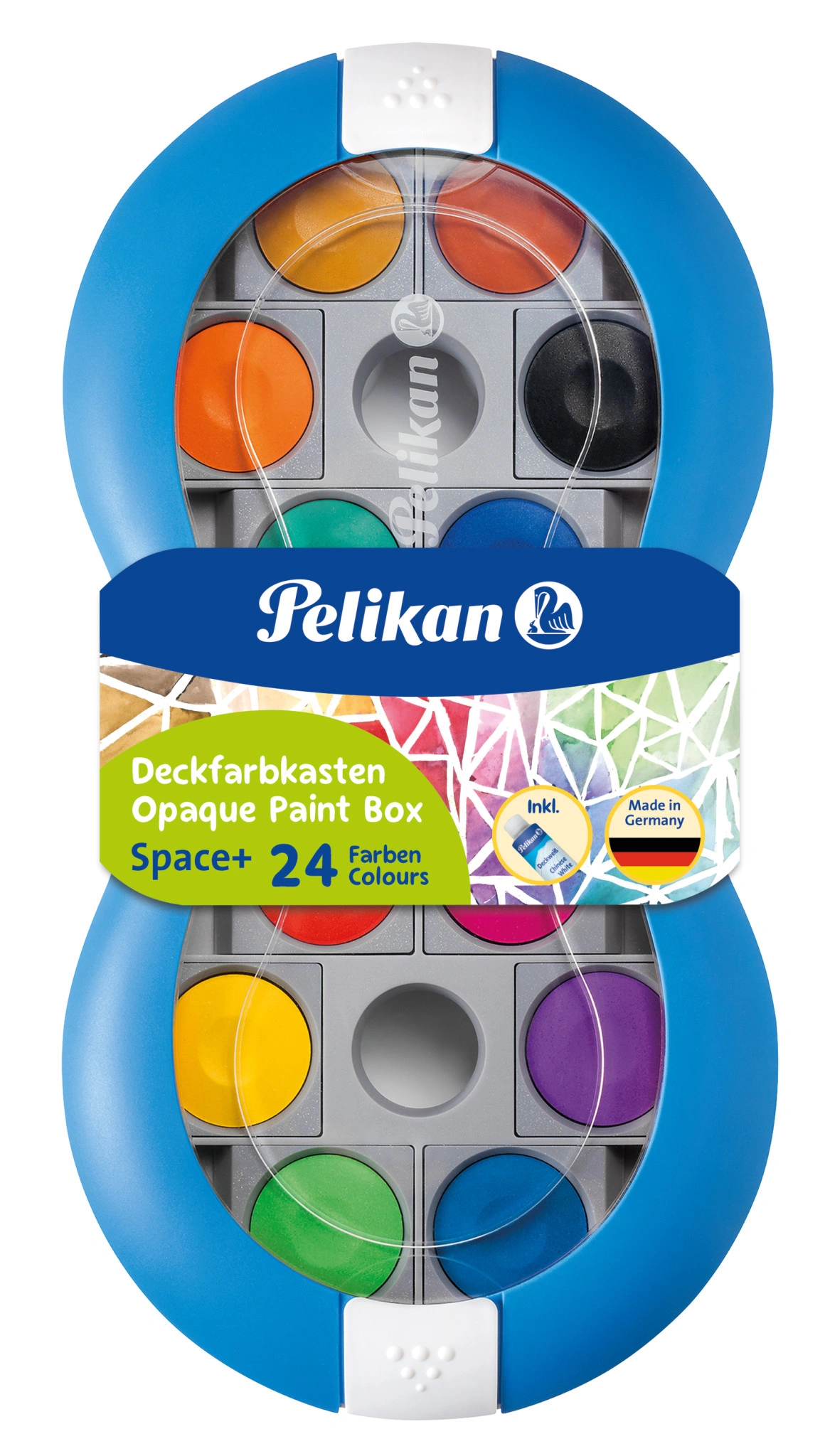 Pelikan Deckfarbkasten Space+, 24 Farben, blau (EAN: 4012700700025)