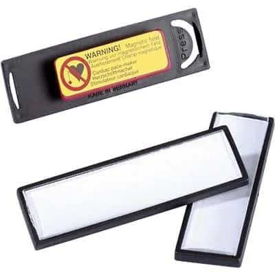 DURABLE Namensschild Clip-Card, mit Magnet, 67 x 17 mm, schwarz (EAN: 4005546889061)